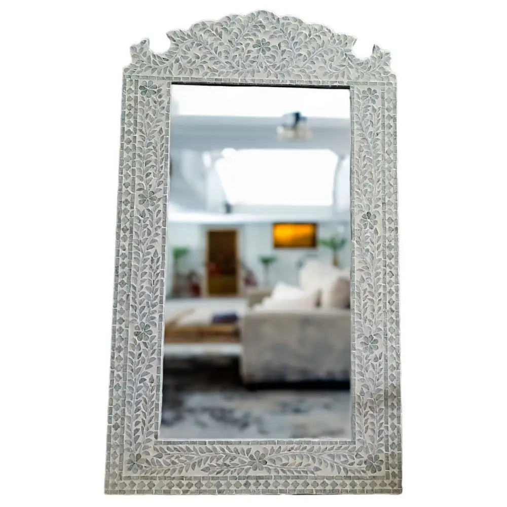 MOTHER OF PEARL SERENE REFLECTION WALL MIRROR - Home & Garden > Decor > Mirrors