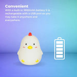 Muid Sleepy Chicken Night Lamp Function Only White HM--103-MUID - Home & Garden > Lighting