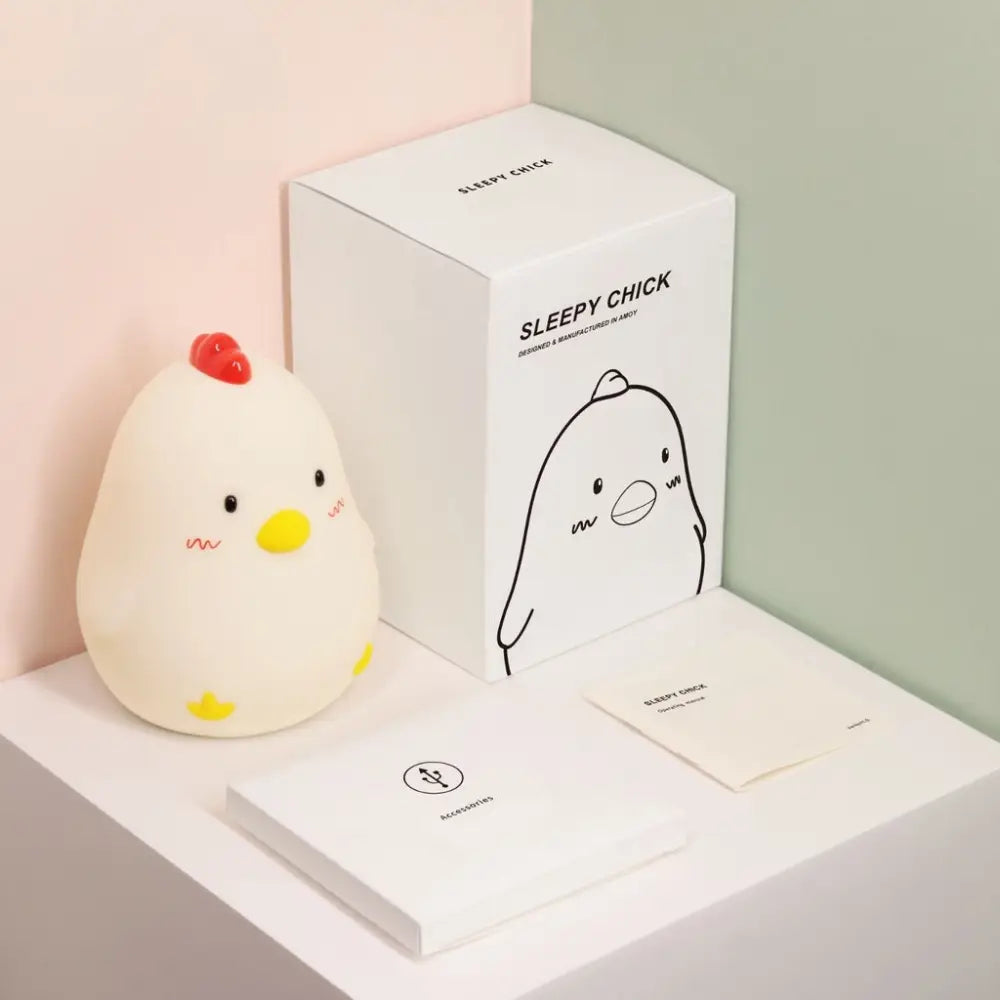 Muid Sleepy Chicken Night Lamp Function Only White HM--103-MUID - Home & Garden > Lighting