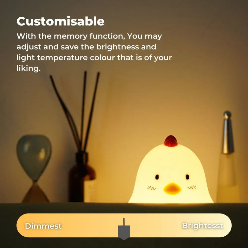 Muid Sleepy Chicken Night Lamp Function Only White HM--103-MUID - Home & Garden > Lighting