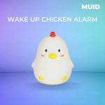 Muid Wake Up Chicken Night Lamp Alarm Clock White HM--104-MUID - Home & Garden > Lighting