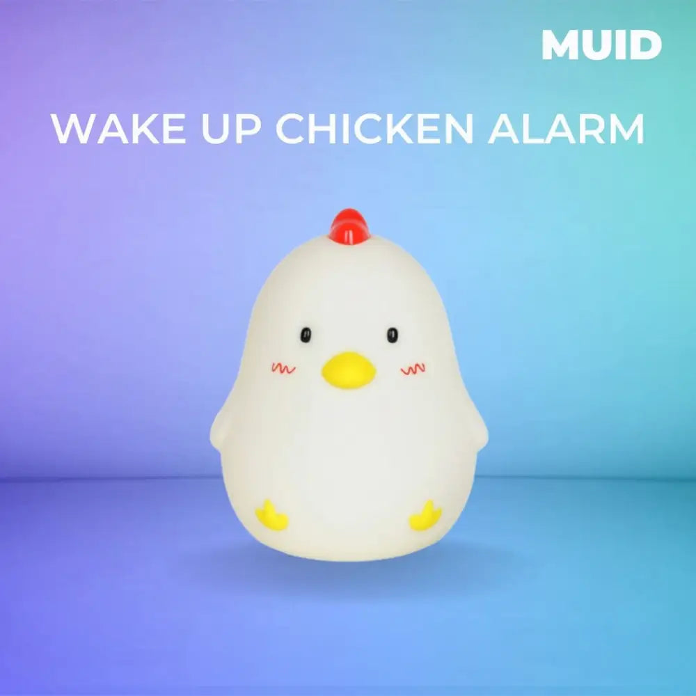 Muid Wake Up Chicken Night Lamp Alarm Clock White HM--104-MUID - Home & Garden > Lighting
