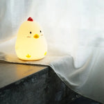 Muid Wake Up Chicken Night Lamp Alarm Clock White HM--104-MUID - Home & Garden > Lighting