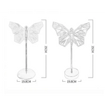Muliticolor Butterfly LED Night Light - Creative Crystal Design for Ambient Lighting - Home & Garden > Lighting > Table