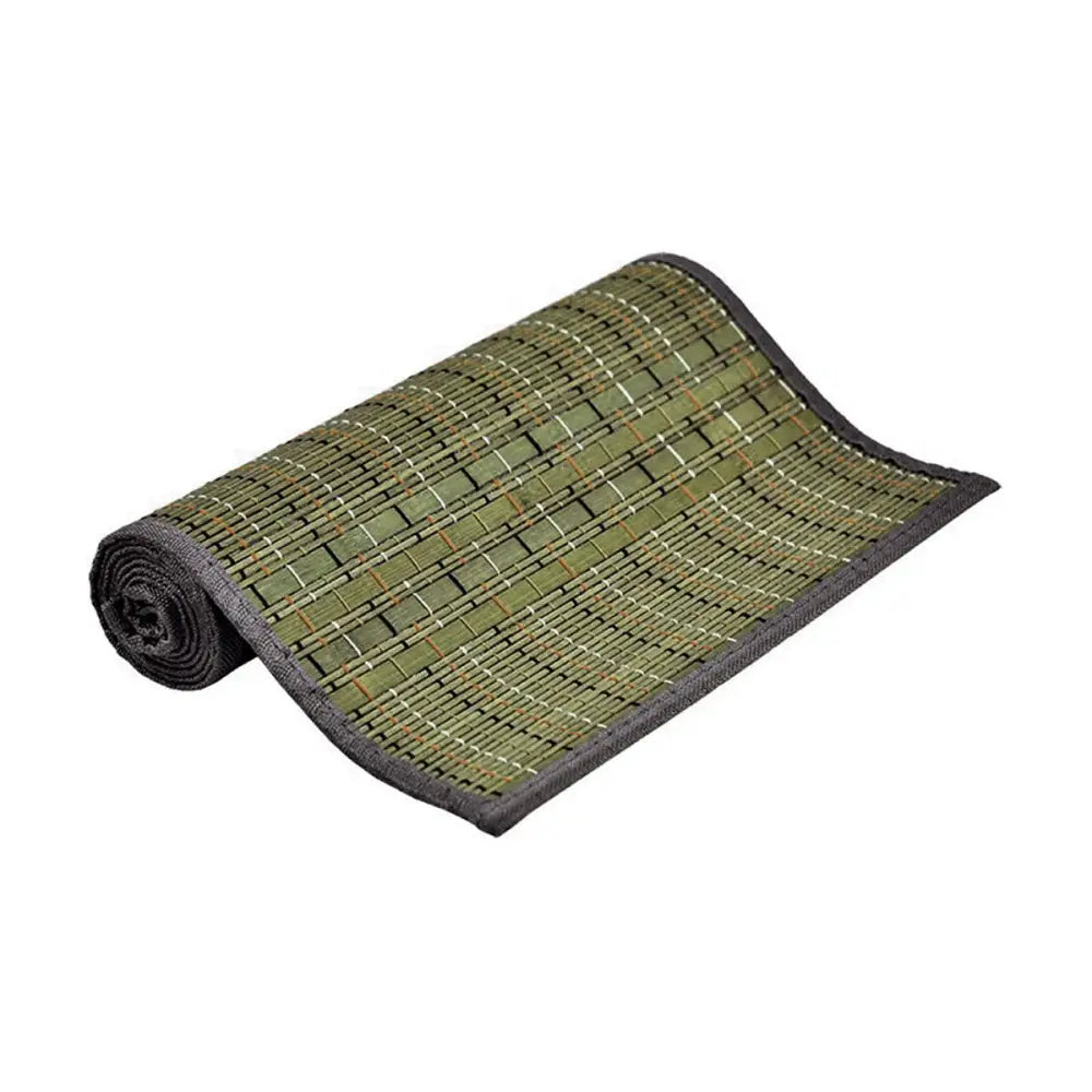 Multi Stitch Bamboo Table Runner 140 x 33cm Teal - Home & Garden > Kitchenware