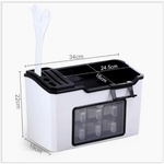 Multifunction Kitchen Utensils Condiment Storage Rack Seasoning Storage Box - Home & Garden > Storage