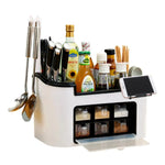 Multifunction Kitchen Utensils Condiment Storage Rack Seasoning Storage Box - Home & Garden > Storage