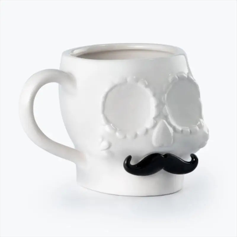 Mustard Sugar Skull Mug - Home & Garden > Kitchenware