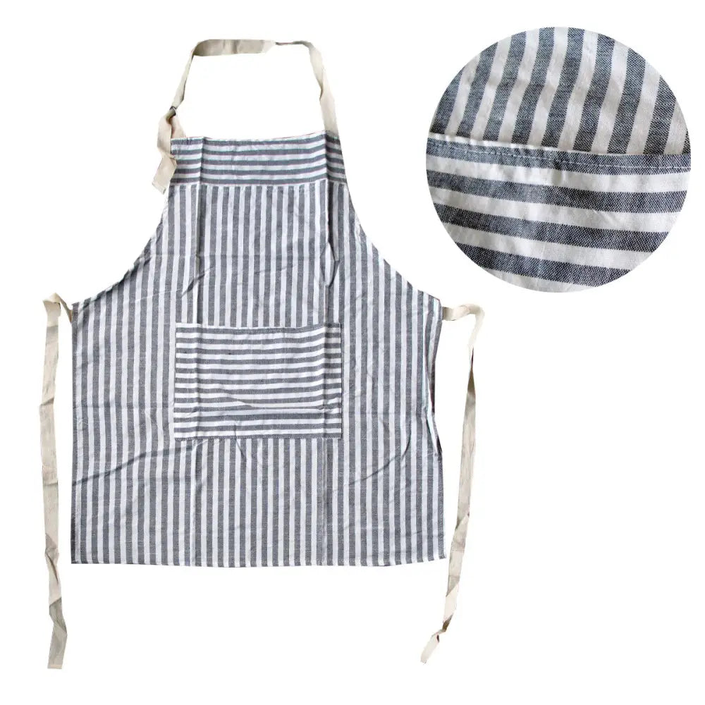 My Hub Polyester Cotton Striped Apron - Home & Garden > Kitchenware