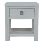 Myer 2pc Set Bedside Tables Storage Shelf Side End Table White Wash - Furniture > Bedroom