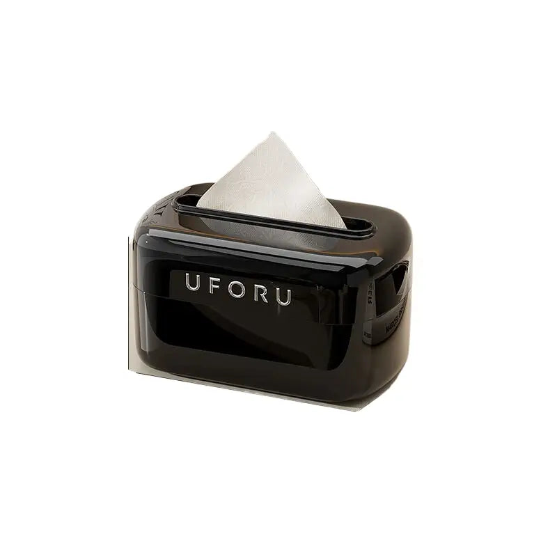 Mysterious Black Multifunctional (Separate Tissue Box) 17.5cm*11cm*10.5cm - Home & Garden > Bathroom Accessories >