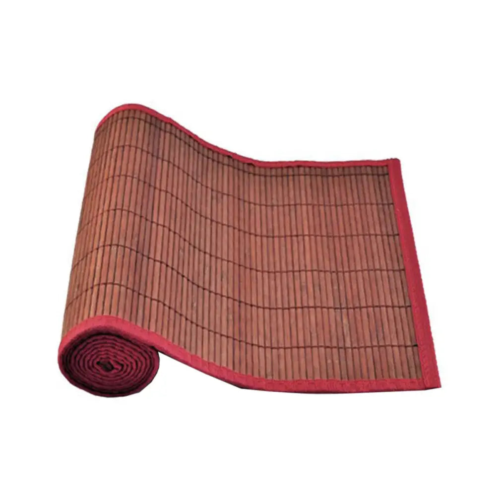 Narrow Slat Bamboo Table Runner 140 x 33cm Ruby - Home & Garden > Kitchenware