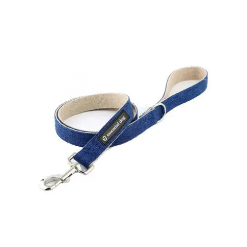 Natural Hemp & Cotton Dog Lead Leash (Ink Blue) - Pet Care > Dog Supplies > Dog Collars Leads & Harnesses