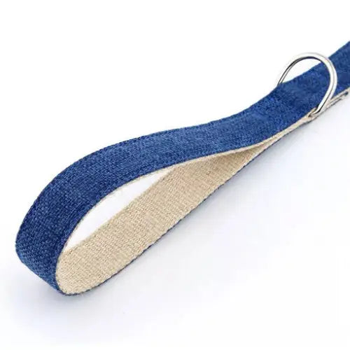 Natural Hemp & Cotton Dog Lead Leash (Ink Blue) - Pet Care > Dog Supplies > Dog Collars Leads & Harnesses