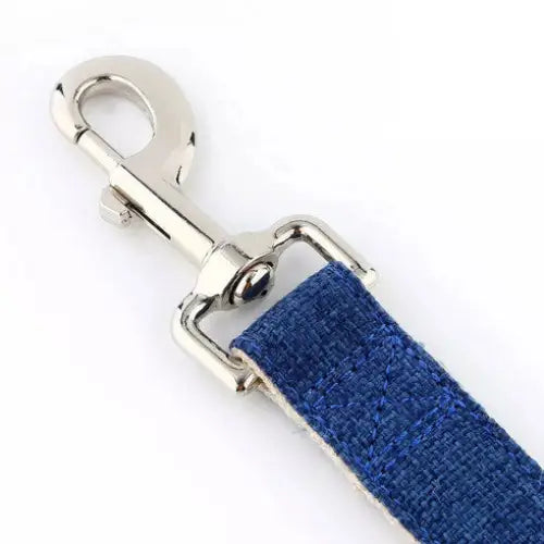 Natural Hemp & Cotton Dog Lead Leash (Ink Blue) - Pet Care > Dog Supplies > Dog Collars Leads & Harnesses