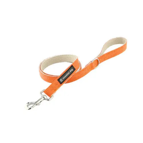 Natural Hemp & Cotton Dog Lead Leash (Orange Burst) - Pet Care > Dog Supplies > Dog Collars Leads & Harnesses