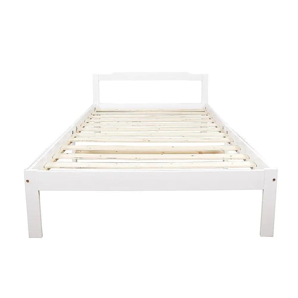 Natural Wooden Bed Frame Home Furniture - Furniture > Bedroom