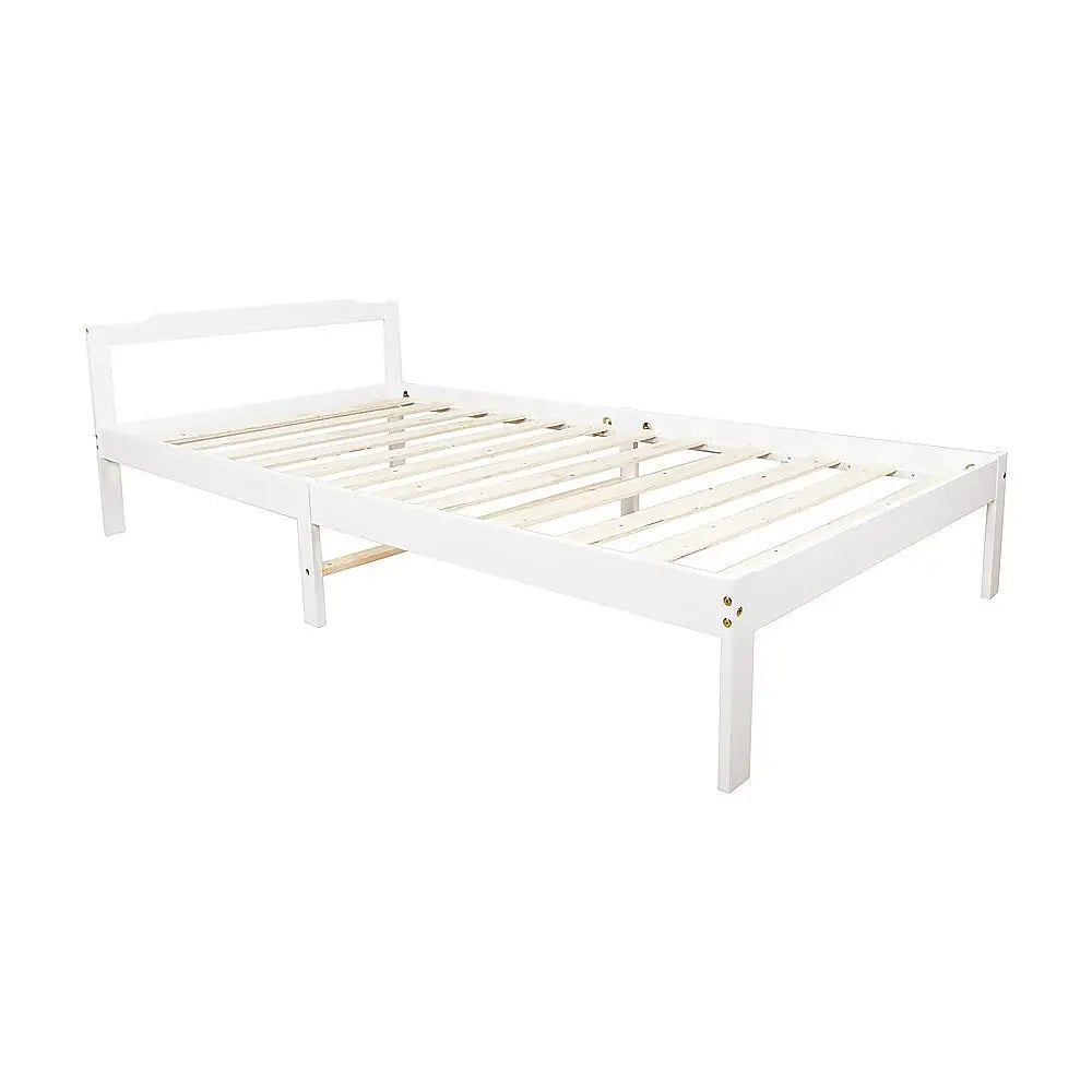 Natural Wooden Bed Frame Home Furniture - Furniture > Bedroom