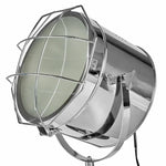 Nautical Tripod Floor Lamp Search Light Modern Chrome Head with Mesh - Home & Garden > Lighting > Floor Lamps