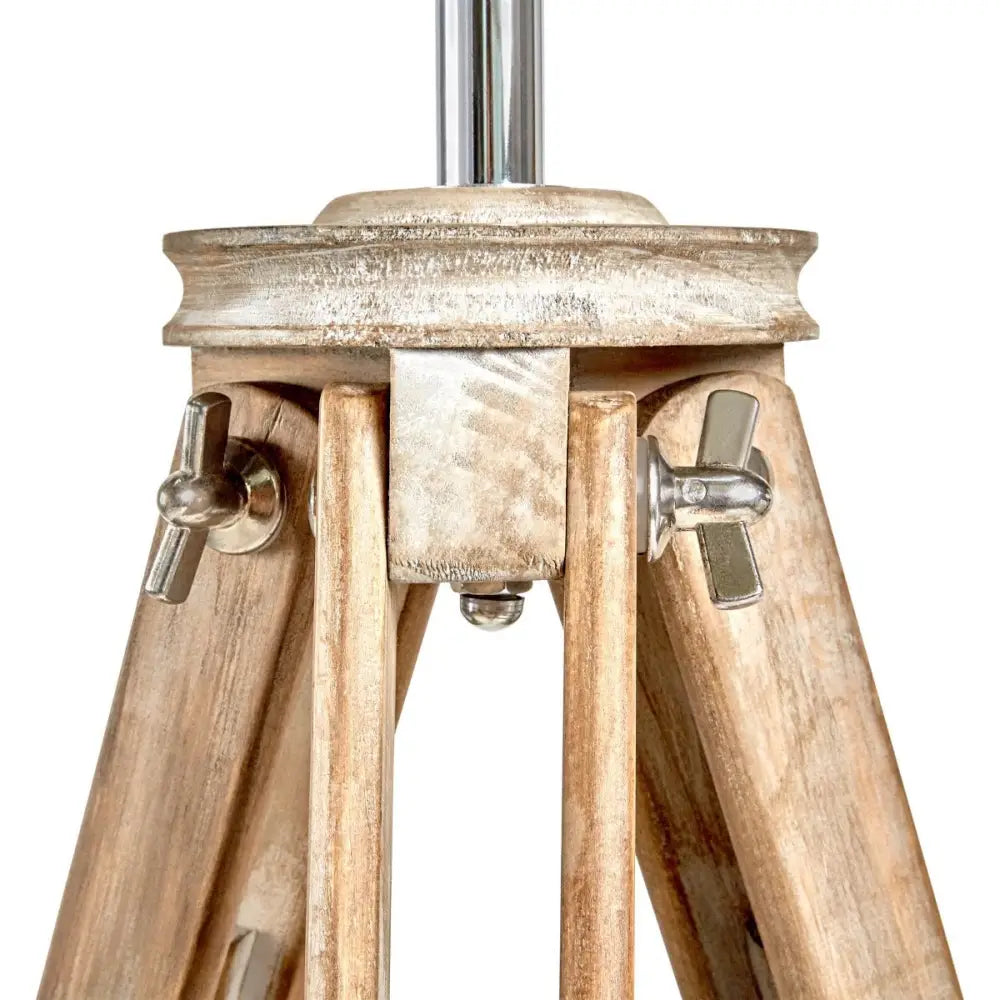 Nautical Tripod Floor Lamp Search Light Modern Chrome Head with Mesh - Home & Garden > Lighting > Floor Lamps