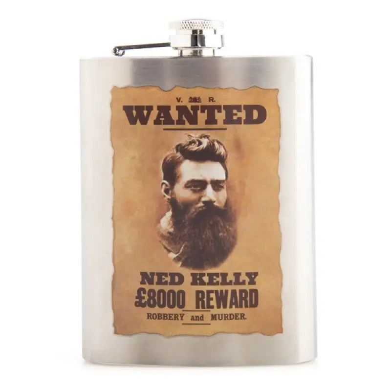 Ned Kelly Metal Flask - Home & Garden > Kitchenware