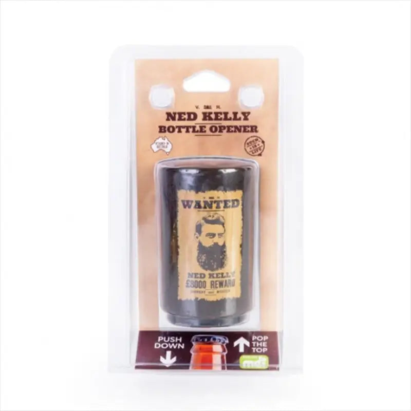Ned Kelly Push Down Bottle Opener - Home & Garden > Kitchenware