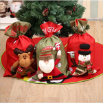 New Christmas Large Jumbo Felt Santa Sack Children Xmas Gifts Candy Stocking Bag Santa (56x35cm) - Occasions >