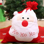 New Christmas Large Jumbo Felt Santa Sack Children Xmas Gifts Candy Stocking Bag Santa Head (50x70cm) - Occasions >