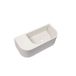 New Concrete Cement Wash Basin Counter Top Matte White Wall Hung Basin - Furniture > Bathroom > Sinks