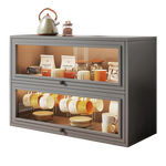 NEW Kitchen Acrylic Cup Storage Cabinet Table Top Cup Storage Box Tea Cup Rack - Furniture > Dining