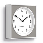 Newgate Burger & Chips Wall Clock Posh Grey - Home & Garden > Decor > Clocks