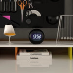 Newgate Centre Of The Earth Lcd Alarm Clock Black - Home & Garden > Decor > Clocks