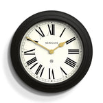 Newgate Chocolate Shop Wall Clock Silicone Cave Black & Cream - Home & Garden > Home Office Accessories