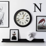 Newgate Chocolate Shop Wall Clock Silicone Cave Black & Cream - Home & Garden > Home Office Accessories