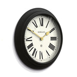 Newgate Chocolate Shop Wall Clock Silicone Cave Black & Cream - Home & Garden > Home Office Accessories