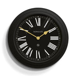 Newgate Chocolate Shop Wall Clock Silicone Cave Black - Home & Garden > Decor