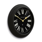 Newgate Chocolate Shop Wall Clock Silicone Cave Black - Home & Garden > Decor
