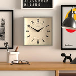 Newgate Jones Box Wall Clock Grey - Home & Garden > Decor