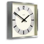 Newgate Jones Box Wall Clock Silver - Home & Garden > Decor
