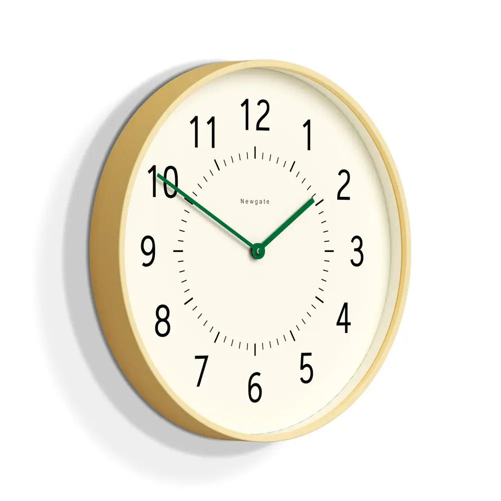 Newgate Monopoly Plywood Wall Clock With Green Hands - Home & Garden > Decor