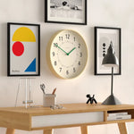 Newgate Monopoly Plywood Wall Clock With Green Hands - Home & Garden > Decor