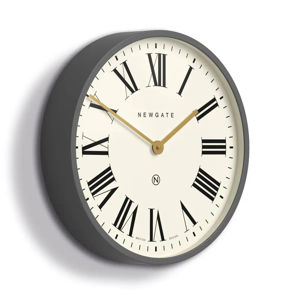Newgate Mr Butler Wall Clock Moonstone Grey - Home & Garden > Decor