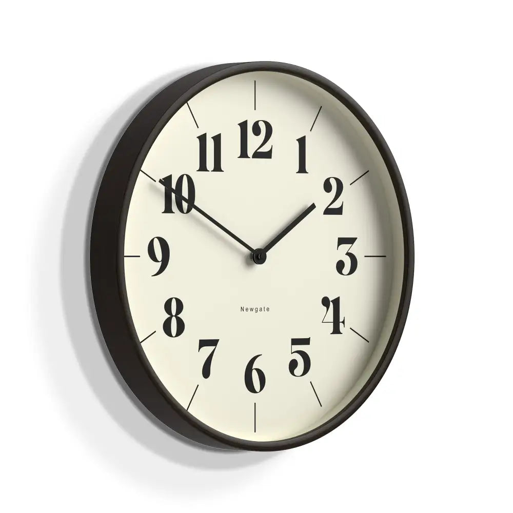 Newgate Mr Clarke Clock Dark Wood Hopscotch Dial - Home & Garden > Decor