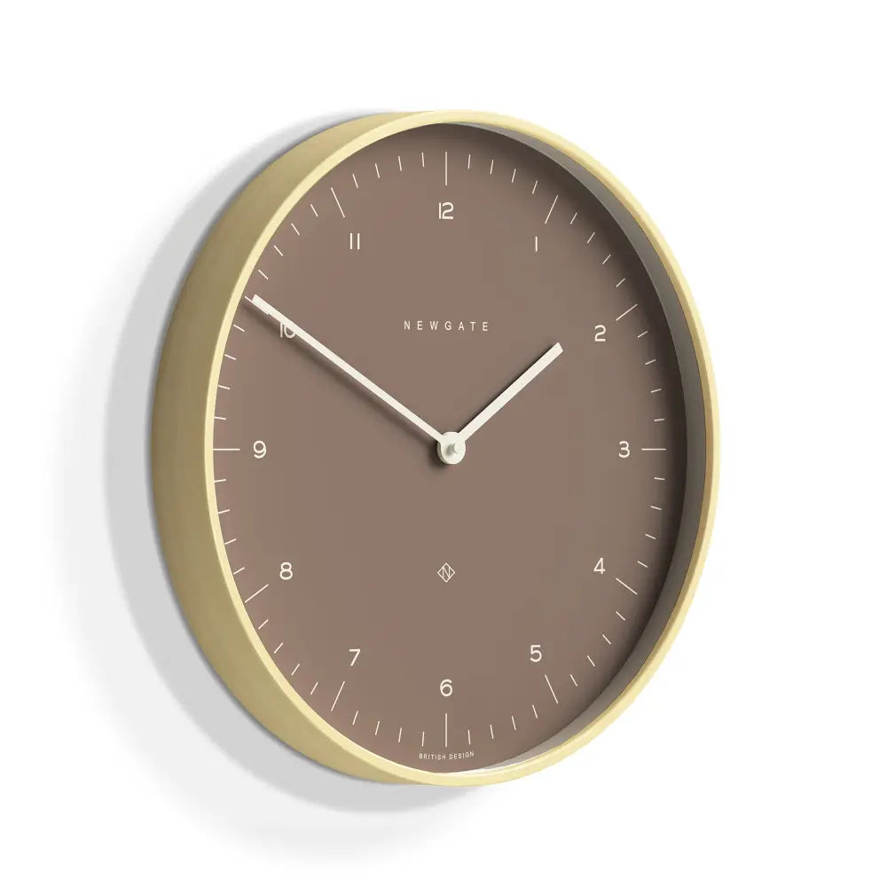Newgate Mr Clarke Clock Pale Wood Burnt Sienna 140 - Home & Garden > Decor