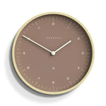 Newgate Mr Clarke Clock Pale Wood Burnt Sienna 140 - Home & Garden > Decor