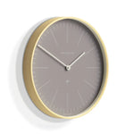 Newgate Mr Clarke Clock Pale Wood Clay Grey Dial - Home & Garden > Decor