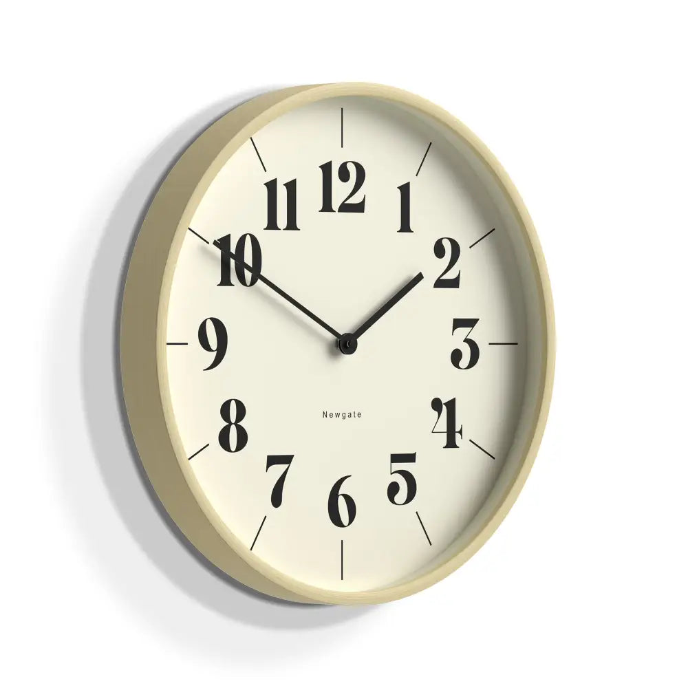 Newgate Mr Clarke Clock Pale Wood Hopscotch Dial - Home & Garden > Decor