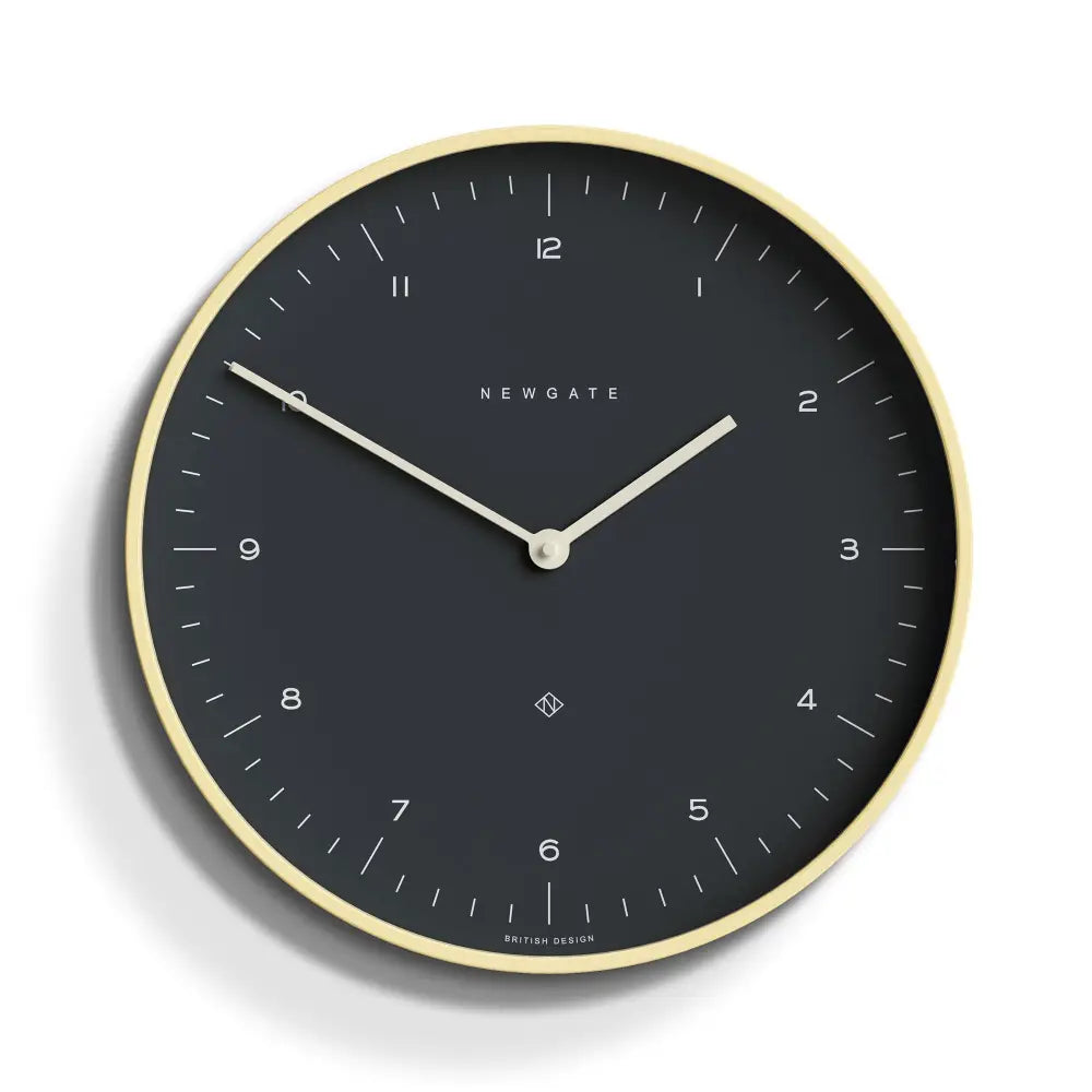 Newgate Mr Clarke Clock Pale Wood Oil Grey Dial - Home & Garden > Decor