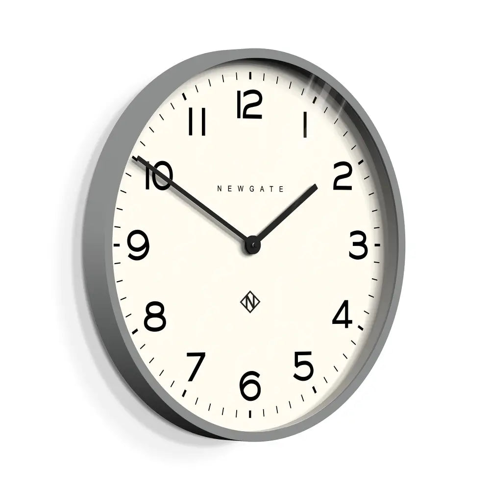 Newgate Number One Clock Echo Posh Grey - Home & Garden > Decor > Clocks