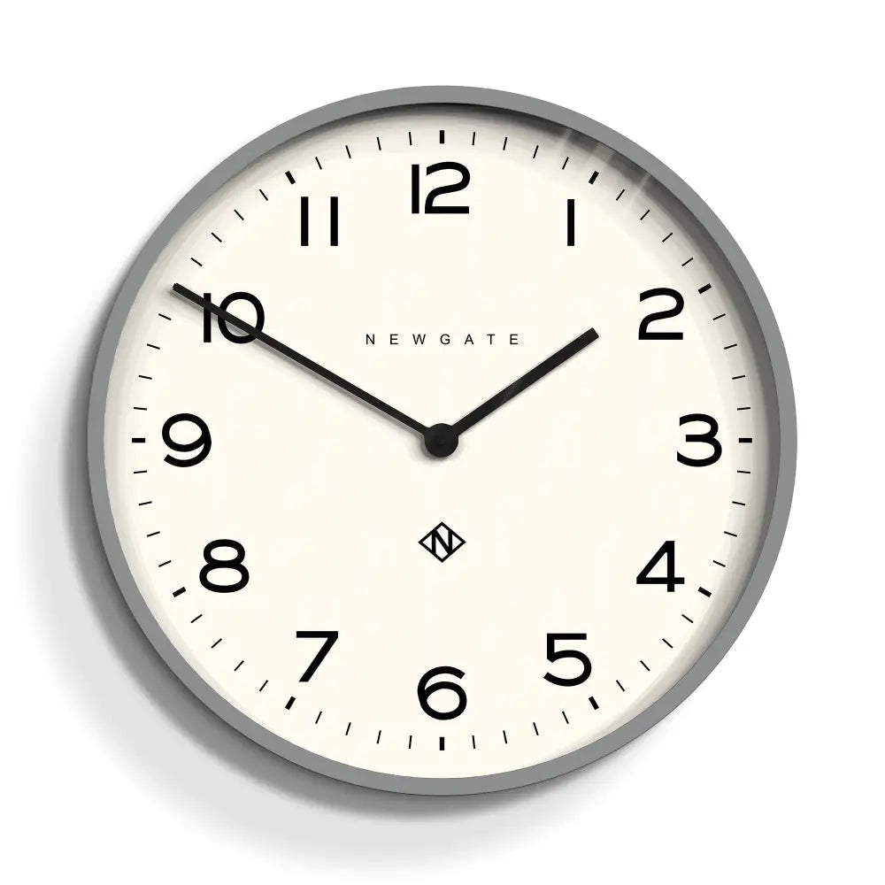 Newgate Number One Clock Echo Posh Grey - Home & Garden > Decor > Clocks